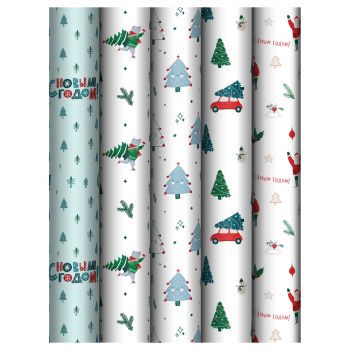 Упаковочная бумага глянц. 70*100см, MESHU 