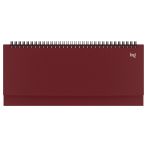 Планинг недатированный 56л., 285*100, бумвинил, BG, бордовый