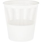 Корзина для бумаг СТАММ, 09л, сетчатая, белая