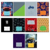 Тетрадь 12л., клетка BG "Микс-10. Мальчики"