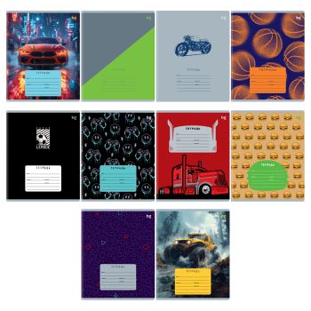 Тетрадь 12л., клетка BG 