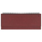 Планинг недатированный, 56л., 330*130мм, кожзам, BG "Небраска", красный