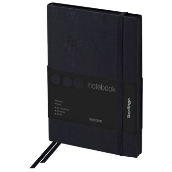 Записная книжка А6 80л., кожзам, Berlingo 