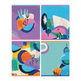 Тетрадь 48л., А5, клетка Greenwich Line "Совершенство", матовая ламинация, тиснение фольгой, 70г/м2