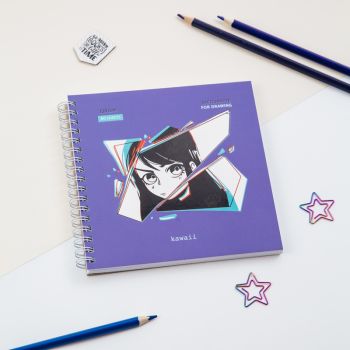 Скетчбук 60л., 150*150 MESHU 