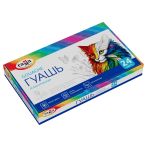 Гуашь Гамма "Классическая", 24 цвета, 20мл, картон. упаковка