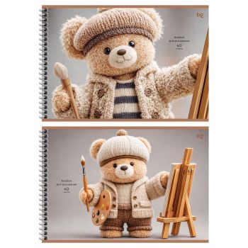 Альбом для рисования 40л., А4, на гребне BG 