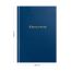 Книга учета OfficeSpace, А4, 96л., линия (с полями), 200*290мм, бумвинил, синий, блок офсетный