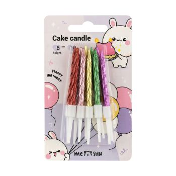 Свечи для торта с держателями MESHU 