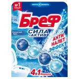 Подвесной блок для унитаза Бреф "Сила-Актив", океанский бриз, 50г, блистер