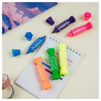 Текстовыделитель двусторонний MESHU 