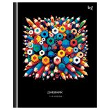 Дневник 1-4 кл. 48л. (твердый) BG "Карандаши", глянцевая ламинация