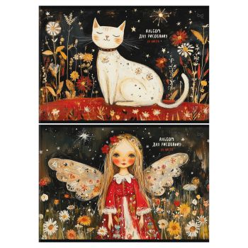 Альбом для рисования 24л., А4, на скрепке BG 