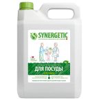 Средство для мытья посуды и игрушек Synergetic "Алоэ", антибакт., концентрат, канистра, 5л