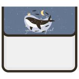 Папка для тетрадей 1 отделение, ArtSpace "The Magic Whale", А5, пластик, на липучке