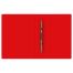 Папка с пружинным скоросшивателем СТАММ А4, 14мм, 500мкм, пластик, красная
