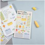 Наклейки бумажные для ежедневников MESHU "Work out", 12*21см, 45 наклеек, европодвес