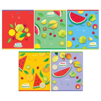 Тетрадь 12л., крупная клетка BG 