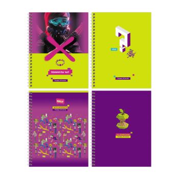 Тетрадь 60л., А5, клетка на гребне BG 