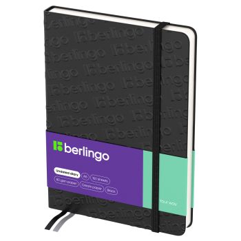 Ежедневник недатированный, А5, 160л., кожзам, Berlingo 