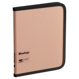 Папка на молнии Berlingo "Instinct" А5+, 600мкм, фламинго