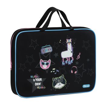 Папка текстильная с ручками 1 отделение, А4 Först 