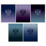 Тетрадь 48л., А5, клетка BG "Россия", глянцевая ламинация