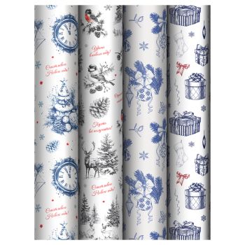 Упаковочная бумага глянц. 70*100см, MESHU 