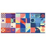 Тетрадь 48л., А4, клетка GreenwichLine "Неправильная форма", матовая ламинация, тиснение фольгой, 70г/м2