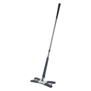 Швабра c отжимом x-type, плоская, OfficeClean Professional, мет. ручка 120 см., две насадки из микрофибры