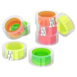 Клейкая лента 19мм*33м, Berlingo, кристально-прозрачная с неоновой втулкой