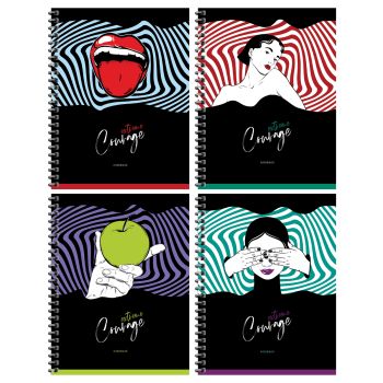 Тетрадь 120л., А5, клетка на гребне BG 