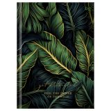 Бизнес-блокнот А6, 64л., ЛАЙТ BG "Тропический стиль", матовая ламинация, тиснение фольгой