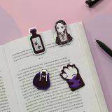 Закладки магнитные для книг, 4шт., MESHU "Catsday", матовая ламинация, фольга Закладки магнитные для книг, 4шт., MESHU "Catsday", матовая ламинация, фольга