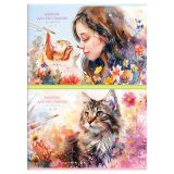 Альбом для рисования 20л., А4, на скрепке BG "Акварельная гармония"