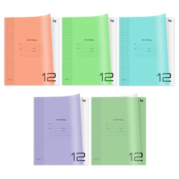 Набор тетрадей 12л., клетка BG 