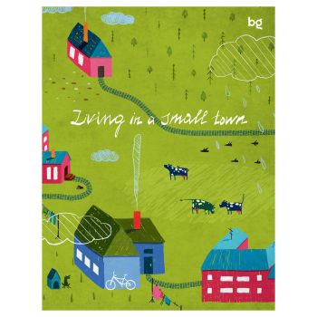 Тетрадь на кольцах А5, 120л., BG 