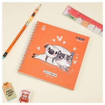 Скетчбук 60л., 150*150 MESHU 