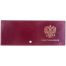 Обложка для удостоверения OfficeSpace бордо, кожа, тиснение 