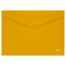 Папка-конверт на кнопке СТАММ А4, 180мкм, пластик, непрозрачная, желтая