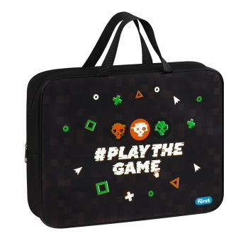 Папка текстильная с ручками 1 отделение, А4 Först 