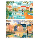 Альбом для рисования 20л., А4, на скрепке BG "Весна в городе" Альбом для рисования 20л., А4, на скрепке BG "Весна в городе"