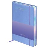 Ежедневник датированный 2026г., А5, 176л., твердый переплет, кожзам, Greenwich Line "Softone. Lavender", лавандовый, отд.фольгой, голографический срез