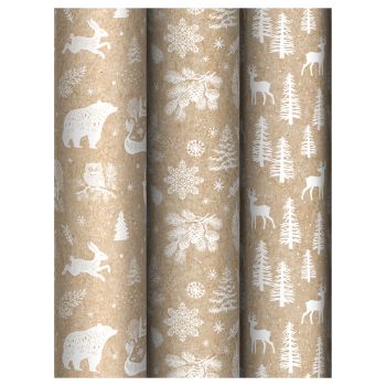 Упаковочная бумага крафт 70*100см, MESHU 