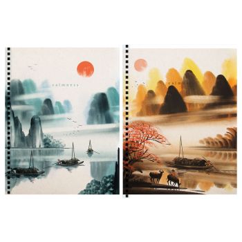 Тетрадь 80л., А5, клетка на гребне GreenwichLine 