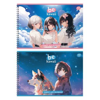 Альбом для рисования 40л., А4, на гребне BG 