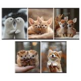 Тетрадь 96л., А5, клетка BG "Крошечный мир", суперэконом