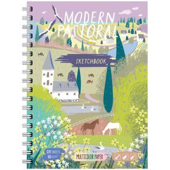 Скетчбук-тетрадь 120л., А5 BG 