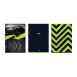 Тетрадь 96л., А4, клетка, на гребне BG "На темной стороне", неоновый пантон