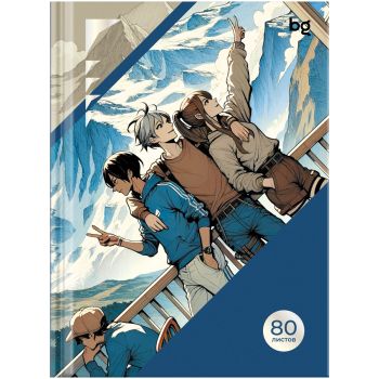 Бизнес-блокнот А6, 80л., BG 